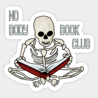 Nobody Book Club Sticker